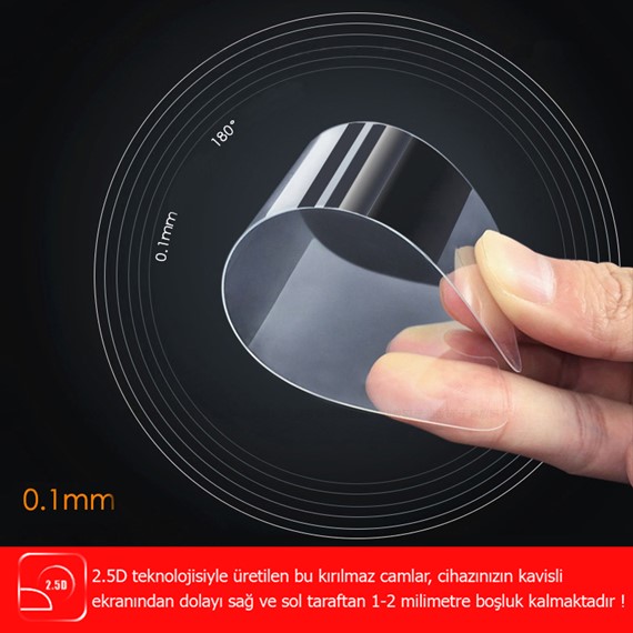 CaseUp Huawei P Smart 2021 İnce Nano Cam Şeffaf 4